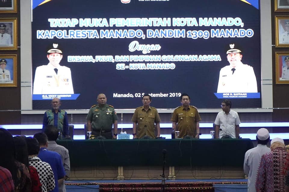 Walikota Menghadiri Tatap Muka Bersama Forkopimda Dan Sejumlah Element Masyarakat