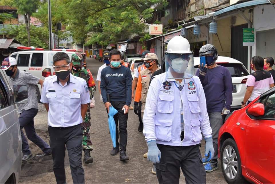 Turun Langsung ke Pinasungkulan, Walikota Pantau Progres Rekayasa Pasar