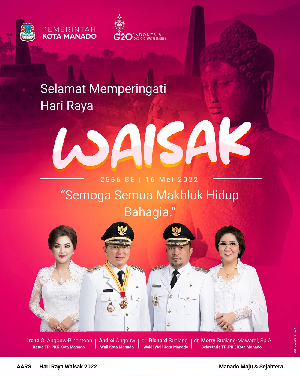 Selamat Memperingati Hari Raya Waisak 2566 BE